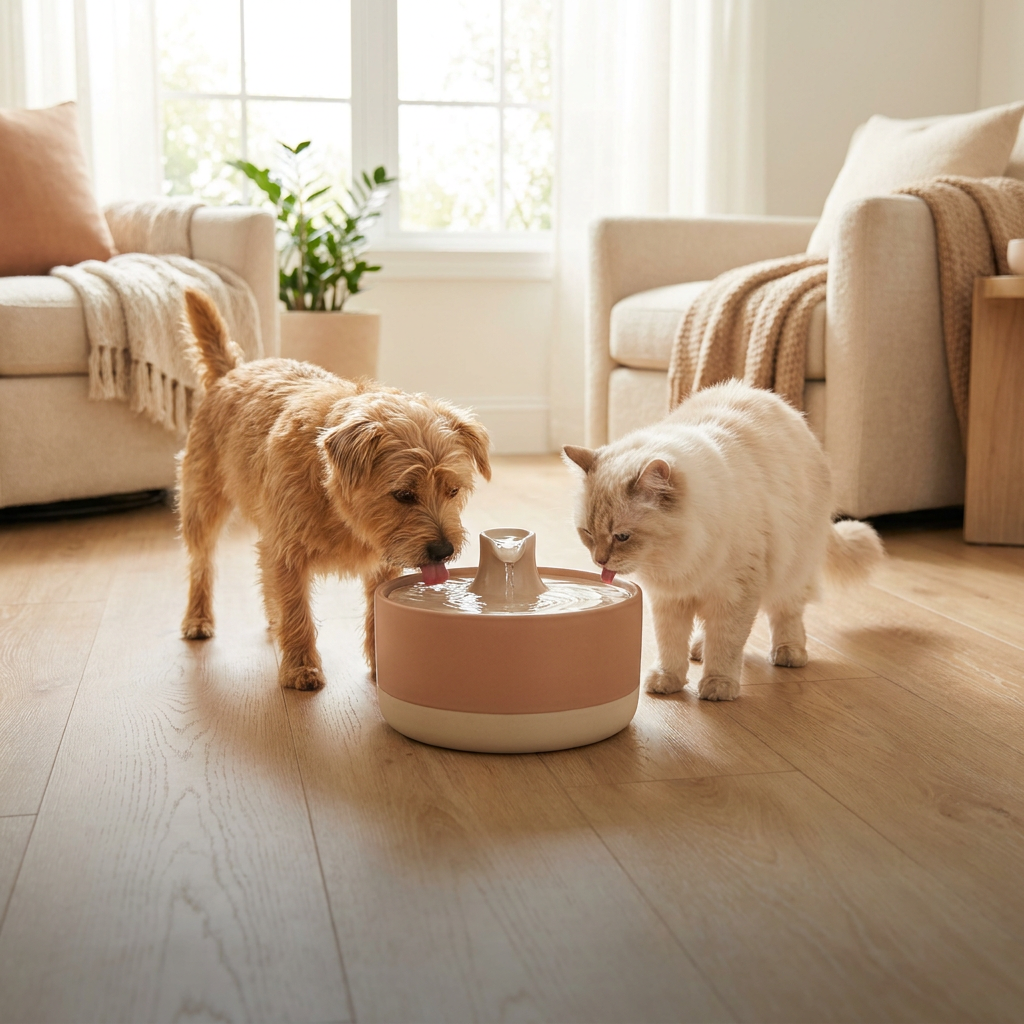 Pet water fountains and bowls from Sawa Pets