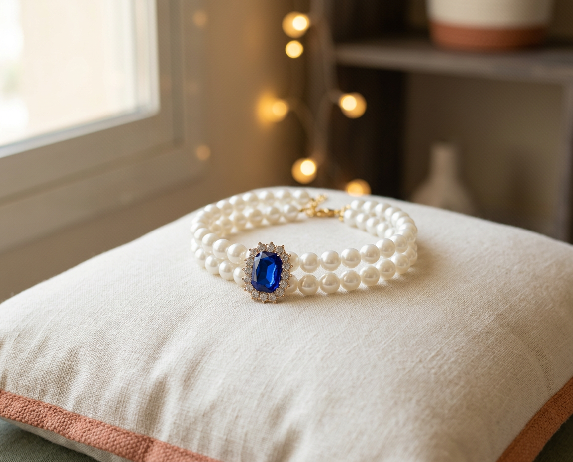 Gem & Pearl Collar
