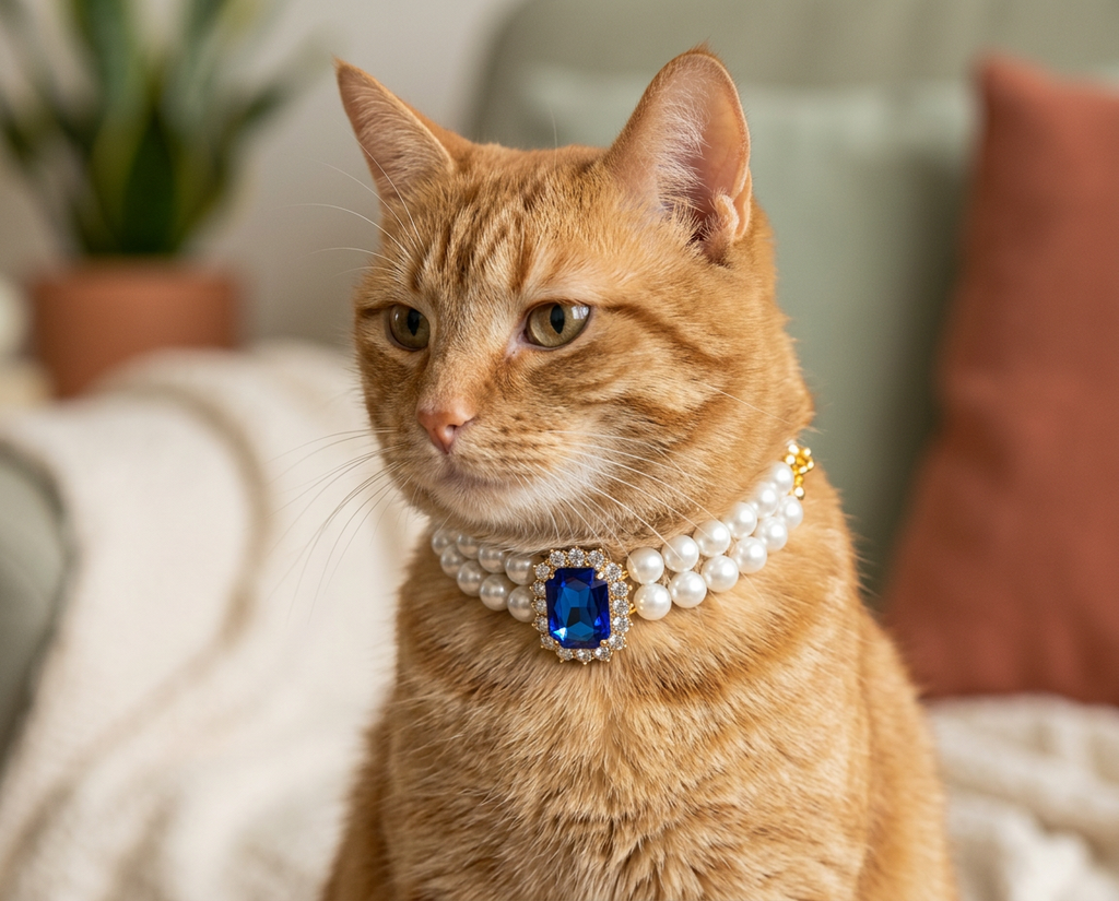 Gem & Pearl Collar