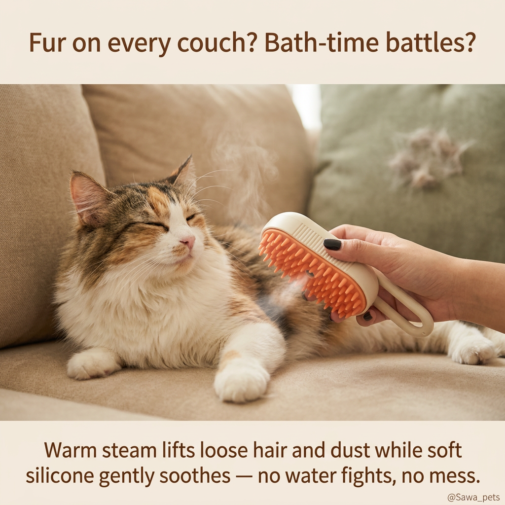 Sawa Warm Groomer — Warm Mist Grooming, No Bath, No Fight