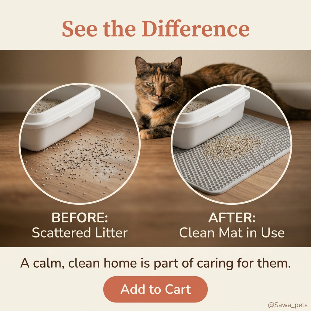 TidyPaws Double-Layer Litter Mat